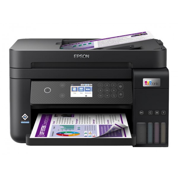 Impresora Epson Ecotank L6270, Cmyk, 1200dpi, 20ppm, Wi-Fiethernetusb