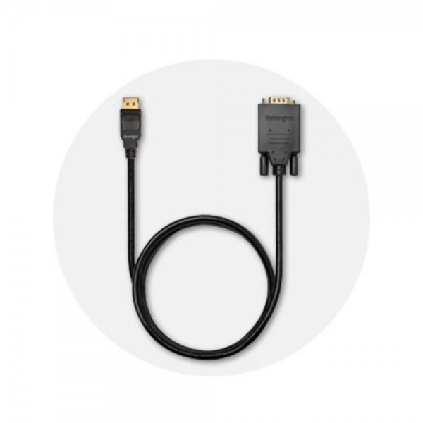 Cable Unidireccional Pasivo Displayport 1.2 (M) A Vga (M), 1,8 M (K33024WW)