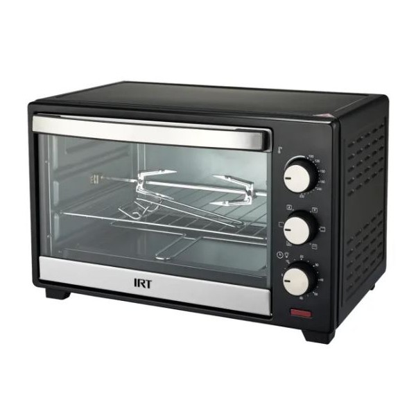 Horno Eléctrico Irt  25 Litros, 1600 Watts, Vidrio Templado Resistente Al Calor (I00525LTRJK25A)