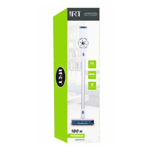 Aspiradora Vertical Irt Inalámbrica, 2 Velocidades, 220W, 27V, I005Aspvc15A (I005ASPVC15A)