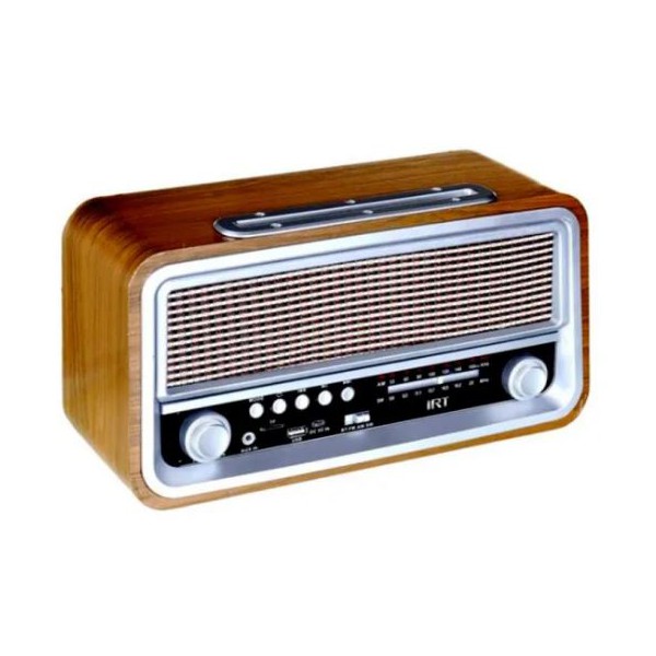 Radio Retro Irt Inalámbrico, 1.200 Mah, Bluetooth, 6w, I005btretro07