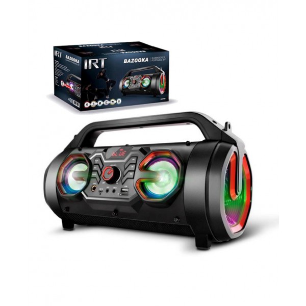 Parlante Bazooka Subwoofer Bluetooth, Usb, Tf, Fm, Negro, 20 W, I005gsps503