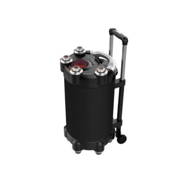 Parlante Bazzoka Fujitel Bt C, Ruedas, Portable, 40w, Usb,  Dc 13.5v1a