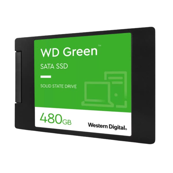 Disco Sólido SSD Western Digital Green 480GB 2,5 SATA III (WDS480G3G0A)