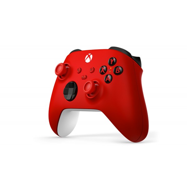 Xbox Wireless Controller Rojo, Blanco Gamepad Analogico/Digital Androi(Bad Box) (QAU-00011)