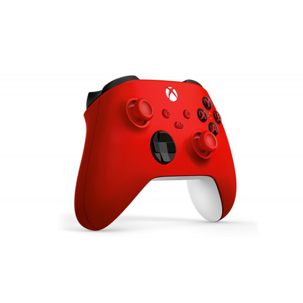 Xbox Wireless Controller Rojo, Blanco Gamepad Analogico/Digital Androi(Bad Box) (QAU-00011)