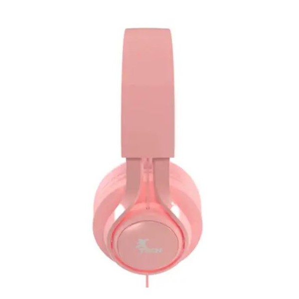 Audífonos con Microfono Para Ninos Xtech, Overear, Jack 3.5Mm, Rosa, Xth355 (XTH-355)