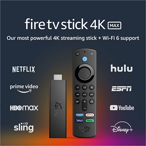 Amazon Fire TV Stick 4K Max Streaming (07969) (FIRE TV STICK 4K MAX)