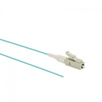 Cable De Fibra Óptica 1 M Lc Pigtail Om3 Color Aguamar
