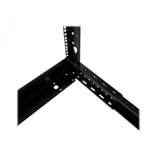 Rack Abierto, 4 Postes  Instalable En El Suelo  Ral 9005, Negro Barniz (NPO-4P42UBA)
