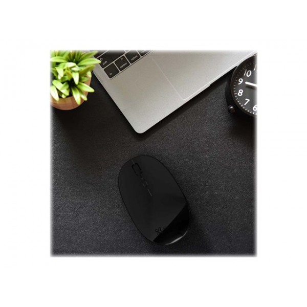 Mouse Arrow Bt Kmb-251Bk, Diestro y Zurdo, Klip Xtreme Negro (KMB-251BK)