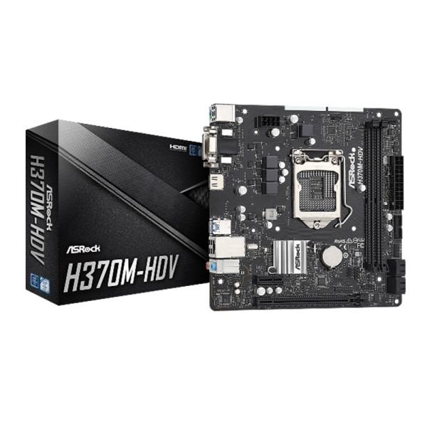 Placa Madre Asrock H370M-HDV Socket 1151  8, 9 Gen