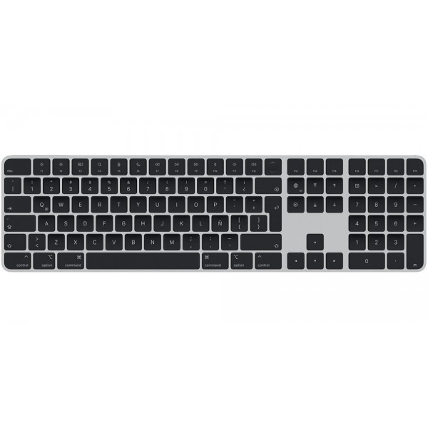 Magic Keyboard Apple  Con Touch Id Y Teclado Numerico, Espanol, Negro (MMMR3LA/A)