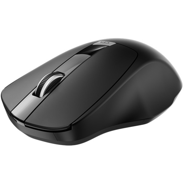 Klip Xtreme - Mouse - 2.4 GHz - Wireless - Black - Ergonomic Nano Dngl