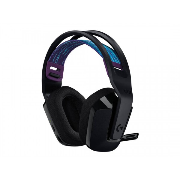 Audífonos Gamer Logitech G535 Lightspeed, Overear, Receptor Usb Wireless, Usbc, Negro (981-000971)