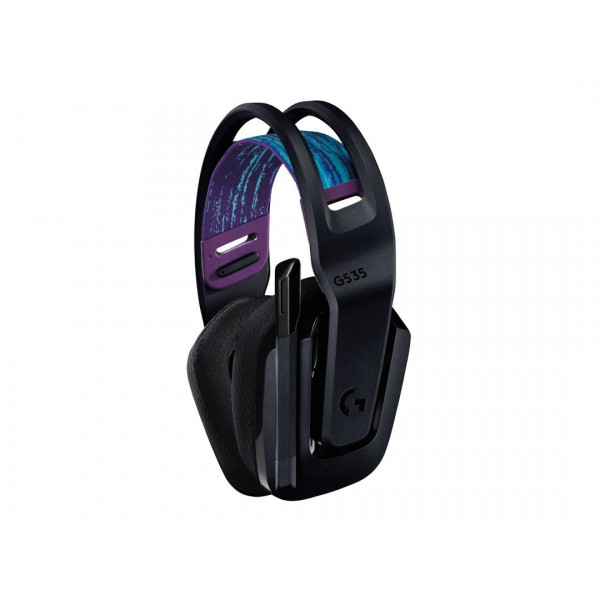 Audífonos Gamer Logitech G535 Lightspeed, Overear, Receptor Usb Wireless, Usbc, Negro (981-000971)
