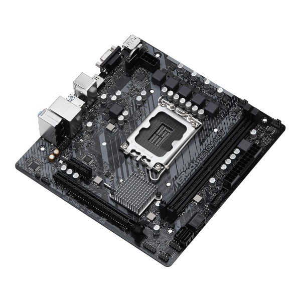 Placa Madre Asrock H610M-HDV Socket Lga1700 Intel H610 12.ª Gen Ddr4 Sata3 USB3.2 Micro Atx (90-MXBHS0-A0UAYZ)