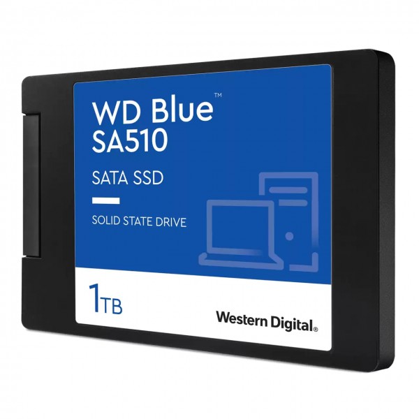 Disco Sólido Western Digital Blue  SSD Sa510 Serial Ata III , 1TB, 2.5  6GB Sólidos, Lectura 560Mb Sólidos  (WDS100T3B0A)