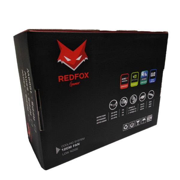Fuente de Poder 1000W RedFox ATX (1000W REDFOX)