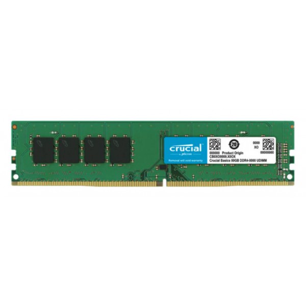 Memoria Ram  Crucial Basics 16GB Ddr4 2666Mtsólidos Udimm Cl19 1.2V (Cb16Gu2666) (CB16GU2666)