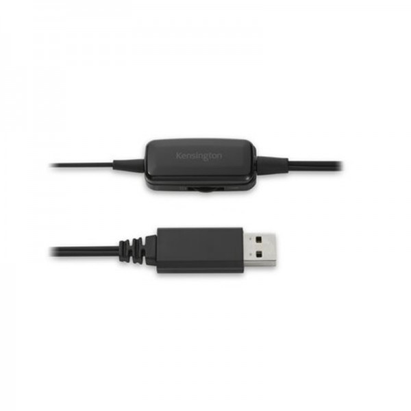 Audífonos Kensington Con Microfono, Usb, Negro (K80100WW)