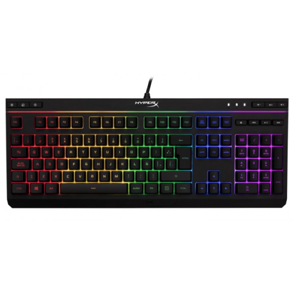 Teclado Gamer Hyperx Alloy Core Rgb, Membrana, Anti-Ghosting, Controles Multimedia, Espanol