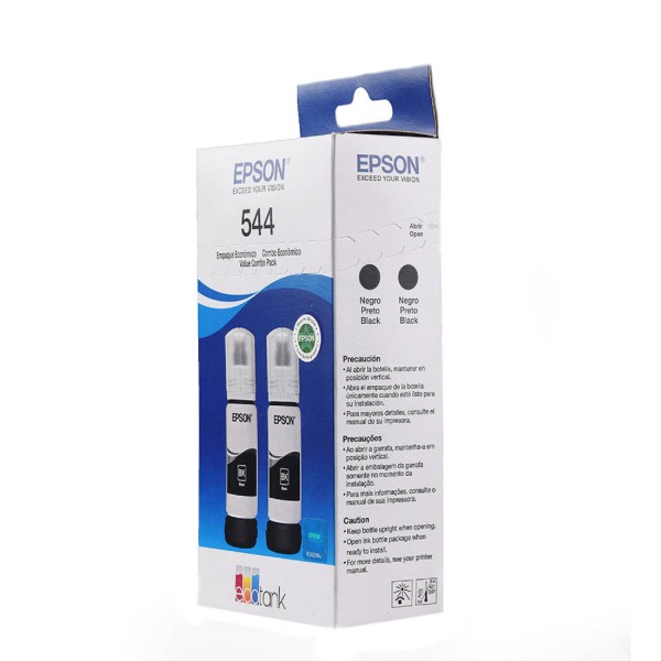 Botella de Tinta Epson T544120-2P Negra (T544120-2P)