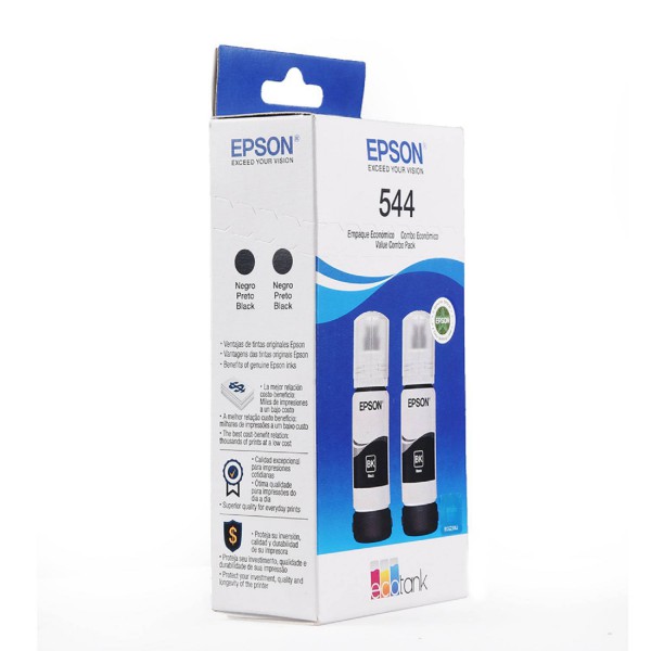 Botella de Tinta Epson T544120-2P Negra (T544120-2P)