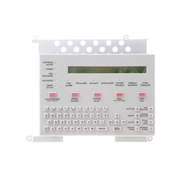 Módulo de Teclado Notificador Notifier Kdm R2 Sp, Retroiluminado, Montaje En Panel, 80 Caracteres (KDM-R2-SP)