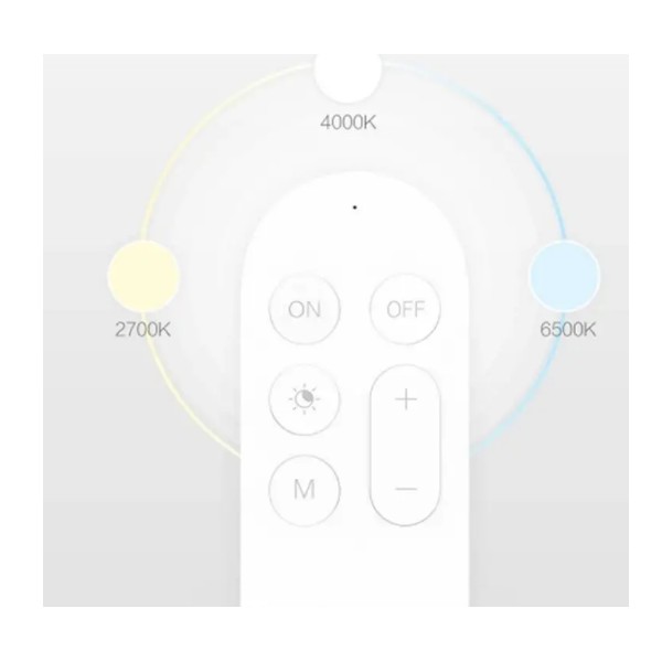 Ampolleta De Techo Xiaomi Mi Smart Led Ceiling Light, 450mm, Control Remoto, White (27853)