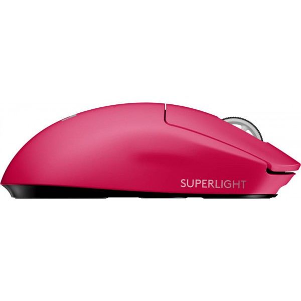 Mouse Logitech G Pro X Superlight, Wireless, Lightspeed, Hero, 25000dpi, 1000hz, Color Magenta (910-005955)