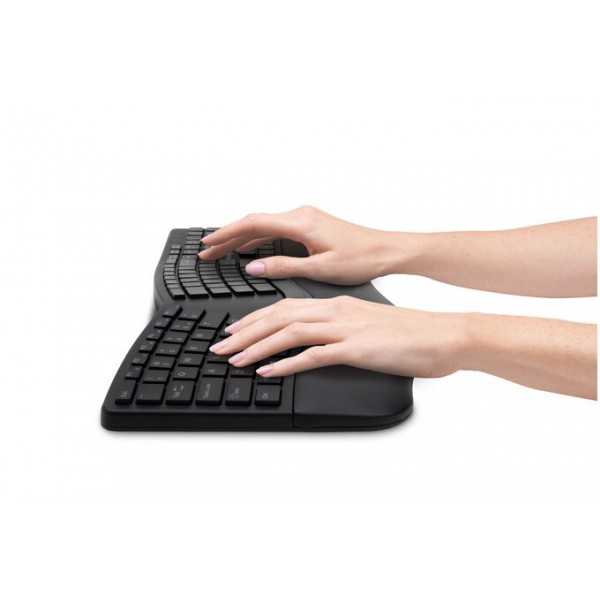 Kit Mouse + Teclado Kingston Pro Fit Ergo Wireless, Conexion Bluetooth, Negro (K75406ES)