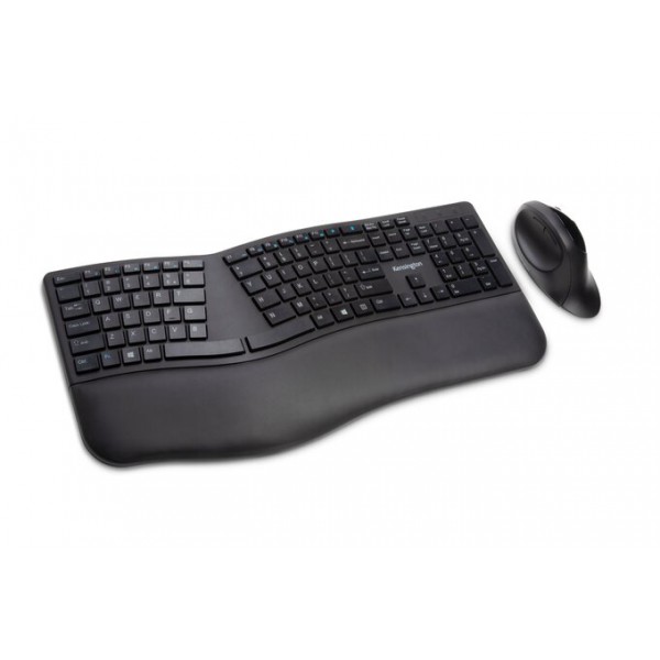 Kit Mouse + Teclado Kingston Pro Fit Ergo Wireless, Conexion Bluetooth, Negro