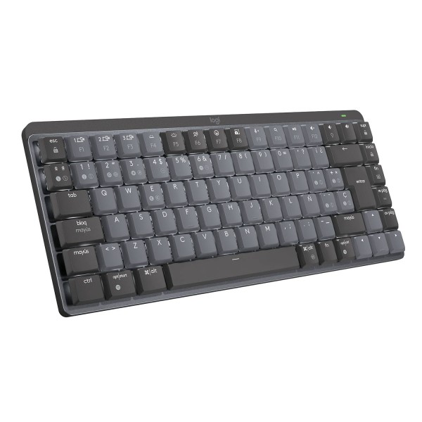 Teclado Mecánico Logitech Mx Mechanical Mini, Bluetooth Dongle Usb, Grafito (920-010846)