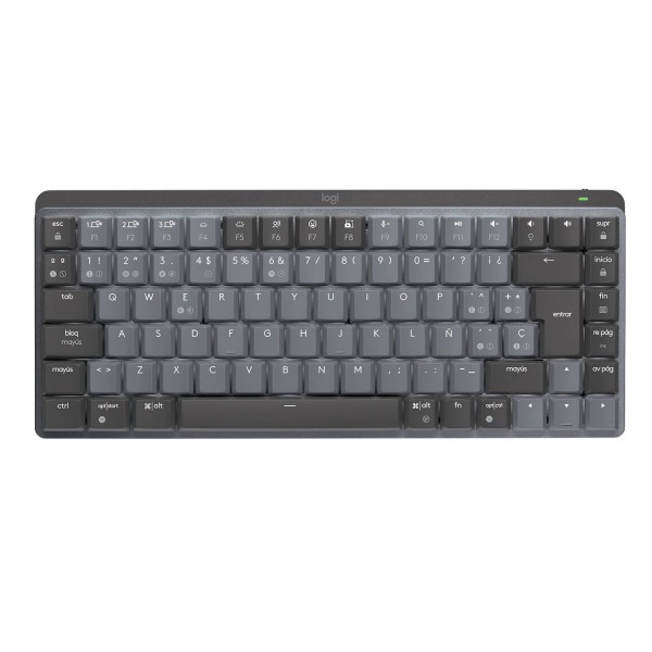 Teclado Mecánico Logitech Mx Mechanical Mini, Bluetooth Dongle Usb, Grafito (920-010846)