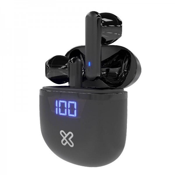 Auriculares Klip Xtreme Touchbuds Tws, Bluetooth, Proteccion Ipx3, Negro (KTE-006BK)