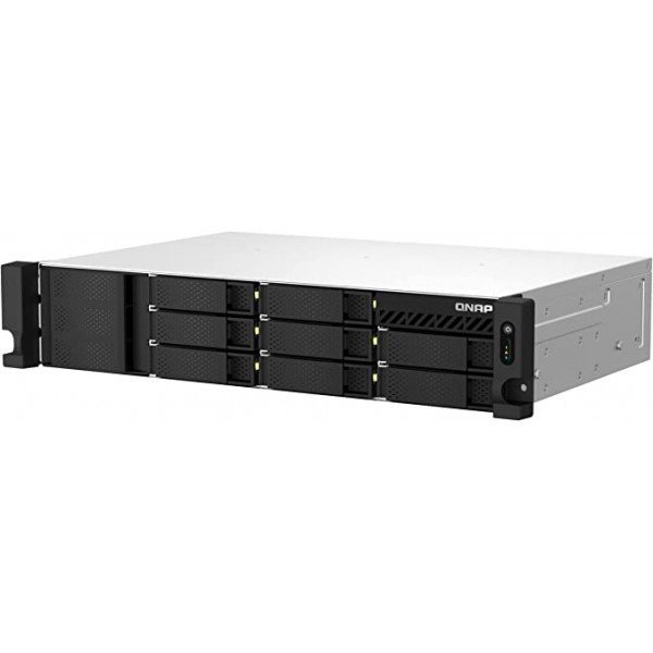 Servidor Nas Qnap Ts 873Aeu Rp, Ryzen V1500B, 4GB Ram, 8 Bahias, 2U, 300W (TS-873AEU-RP-4G-US)
