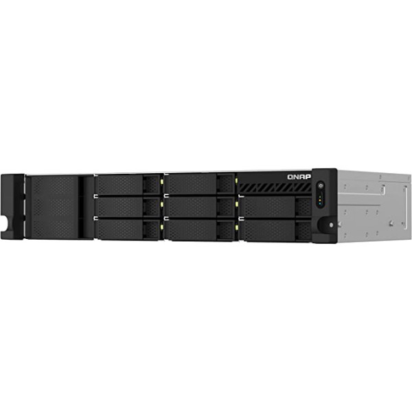 Servidor Nas Qnap Ts 873Aeu Rp, Ryzen V1500B, 4GB Ram, 8 Bahias, 2U, 300W (TS-873AEU-RP-4G-US)