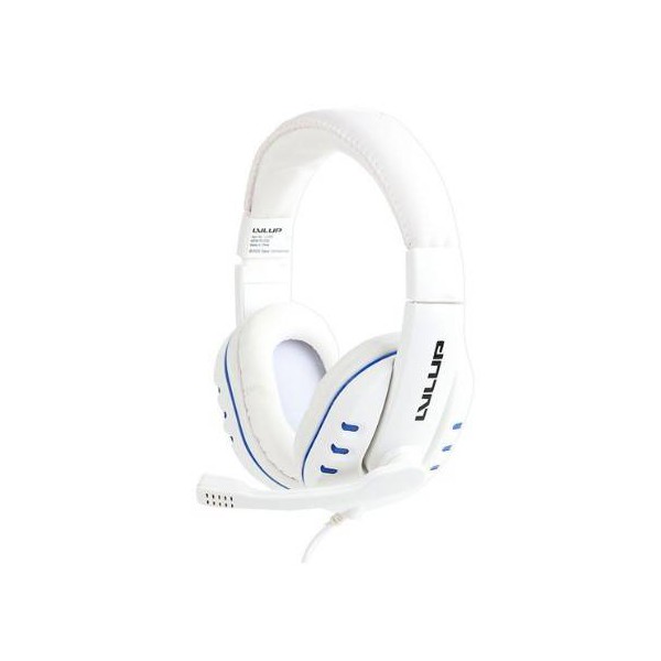 Audífonos Gamer Vivitar Lu731, Microfono Plegable, Jack 3.5Mm, Multiplataforma, Blancoazul (LU731-WHITE-STK-6)