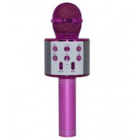 Micrófono Inalámbrico Vivitar Ising, Para Karaoke, Conexion 3.5Mm, Microsd y Usb, Bluetooth, Rosa