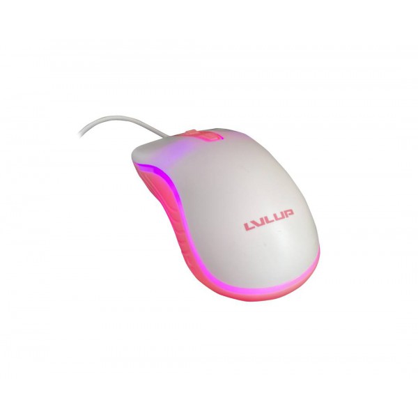 Kit Gamer Vivitar Lvlup Teclado+Mouse+Audífonos, Espanol, Usb, Led Multicolor, Rosa (LU745-WHTPNK-ESP-6)