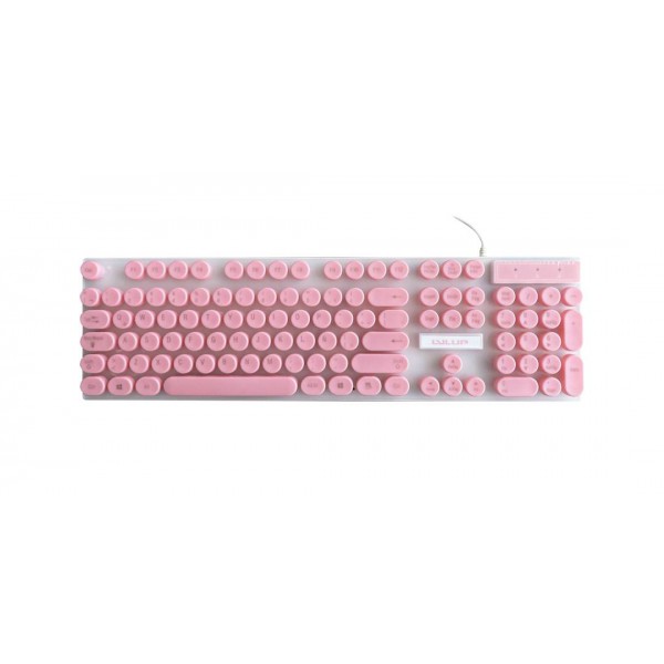 Kit Gamer Vivitar Lvlup Teclado+Mouse+Audífonos, Espanol, Usb, Led Multicolor, Rosa (LU745-WHTPNK-ESP-6)