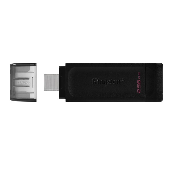 Kingston DataTraveler 70 - Unidad flash USB - 256 GB - USB-C 3.2 Gen 1 (DT70/256GB)