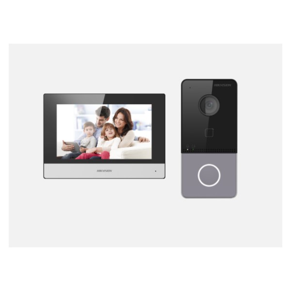 Kit Videoportero Ip Hikvision, 2Mp, Full Hd 1080P, Ip65 (DS-KIS603-P)