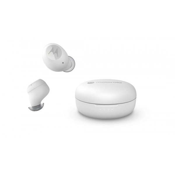 Audífonos Inalámbricos Motorola Moto Buds 150 Tws, Ipx5, Bateria 18 Horas, Titanium White (79MOTM150W)