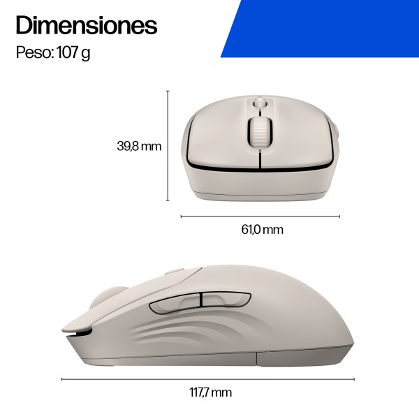 HP 400 QUIET BLUE WIRELESS MOUSE US (AZ7B4AA#ABA)