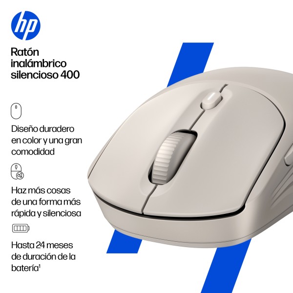 HP 400 QUIET BLUE WIRELESS MOUSE US (AZ7B4AA#ABA)