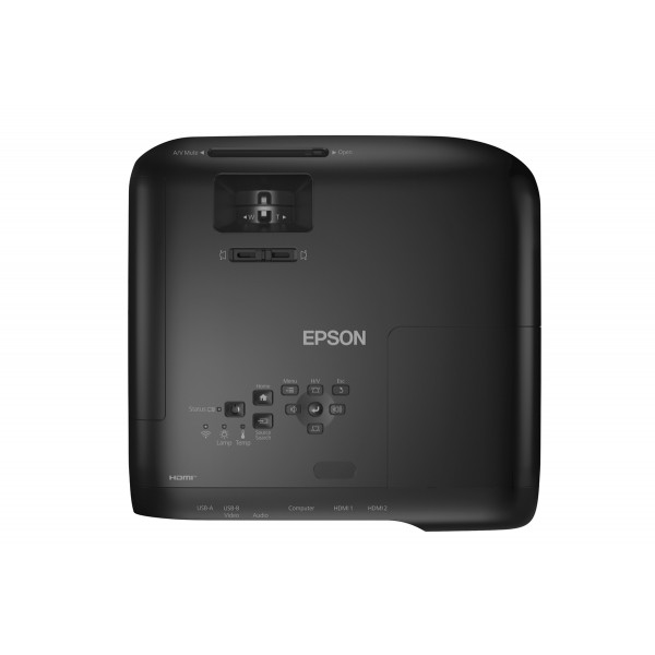 Proyector Epson Powerlite Fh52+ 3Lcd, Full Hd, 4.000 Lumenes, Hdmi, Vga, Wi Fi, Usb, Negro (V11H978021)