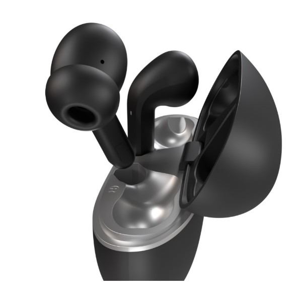 Audífonos Inalámbricos Klip Xtreme Edgebudspro, Bateria 26 Horas, Ipx3, Bluetooth 5.3, Negro (KTE-750BK)