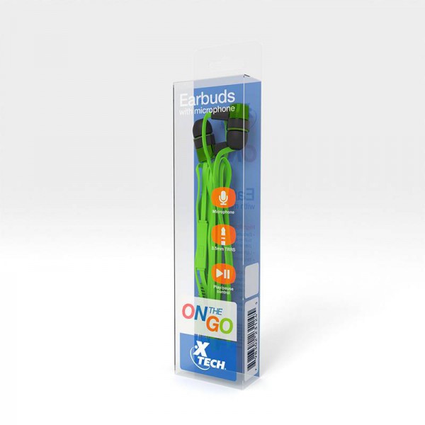 Pack Audífonos Xtech Onthego, 10 Unidades, Inear, Jack 3.5Mm (XTG-235)